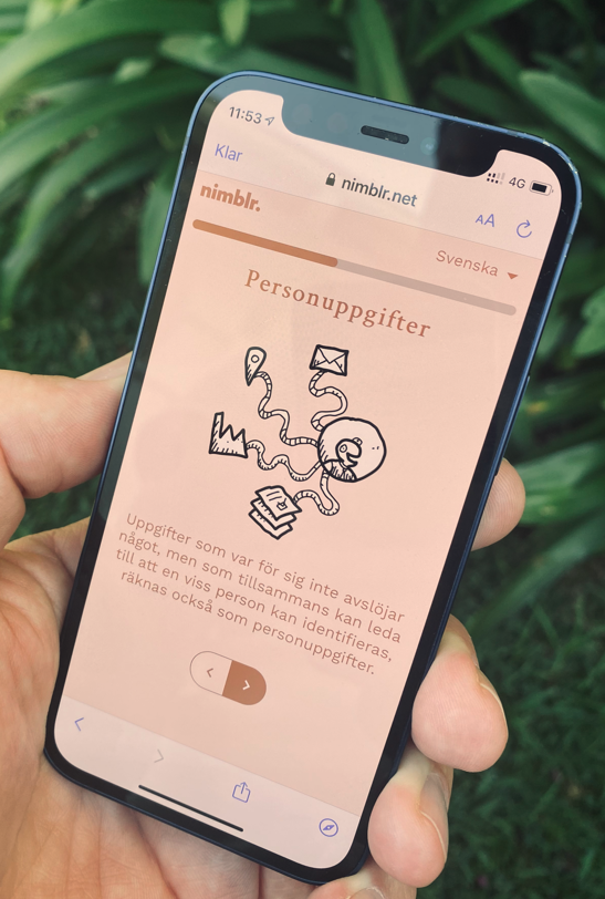 Training directly on your mobile phone